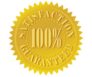 Gold seal image - 100% satisfaction guaranteed